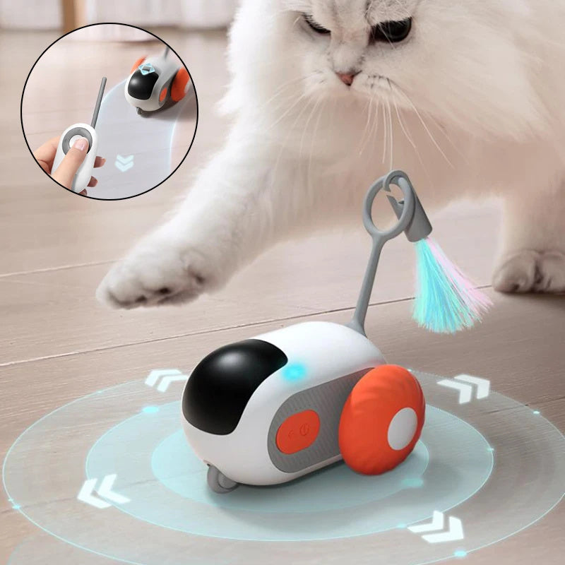 Ratón Robótico Interactivo para Gatos – Juguete Automático USB Recargable