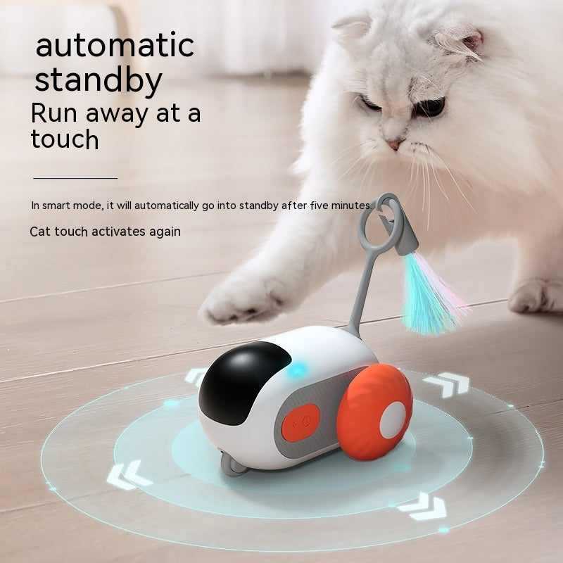 Ratón Robótico Interactivo para Gatos – Juguete Automático USB Recargable