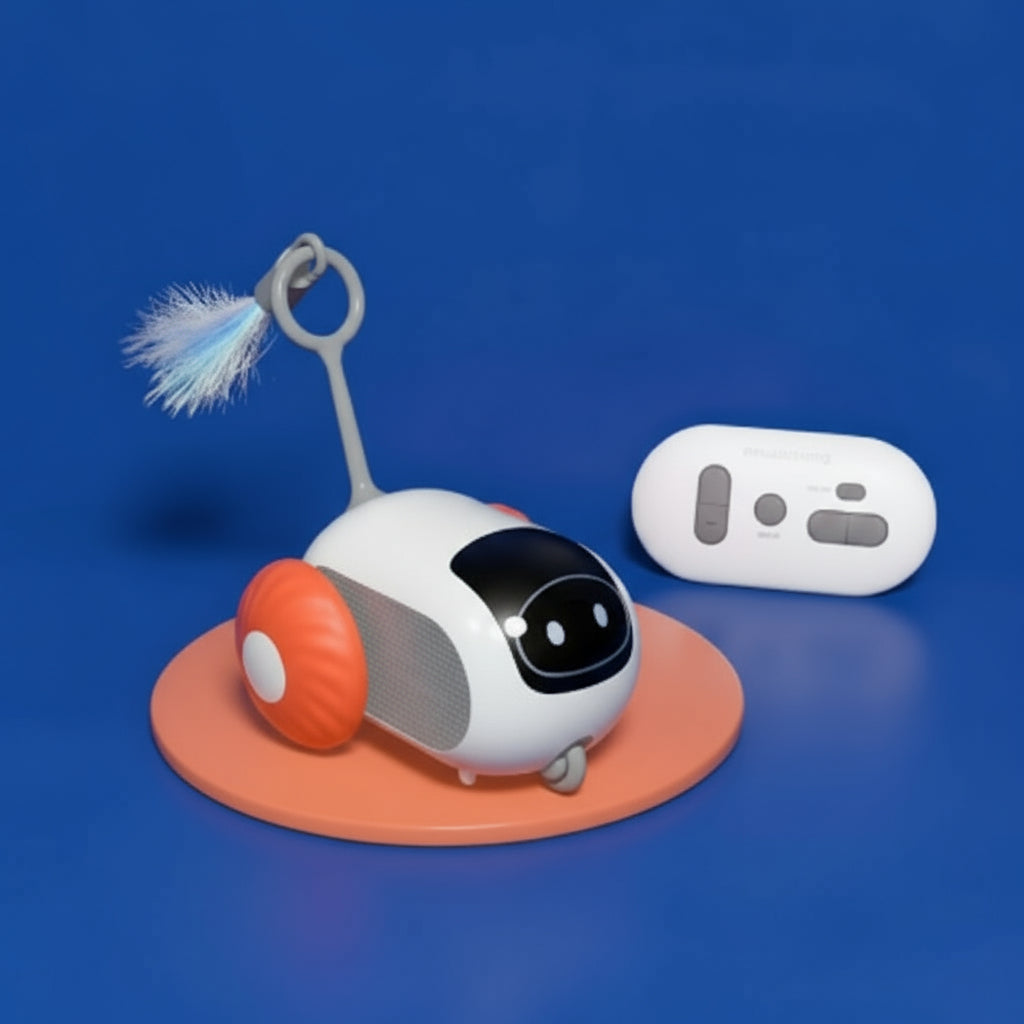 Ratón Robótico Interactivo para Gatos – Juguete Automático USB Recargable