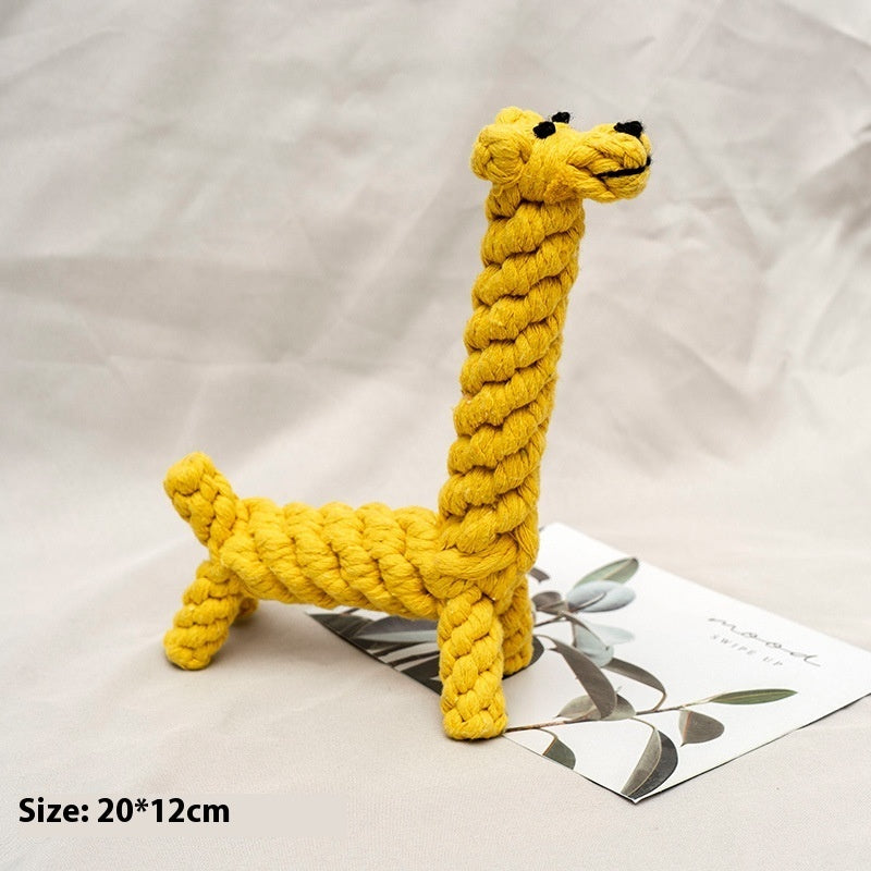 Juguete de Cuerda Anudada para Perros - Diseños Adorables de Animales