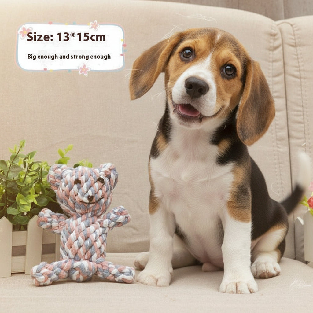 Juguete de Cuerda Anudada para Perros - Diseños Adorables de Animales
