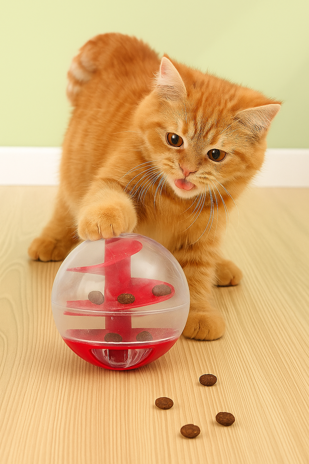 🐾 ¨Pet Leakage Food Feeder¨ Pelota Dispensadora de Premios para Gatos🐾