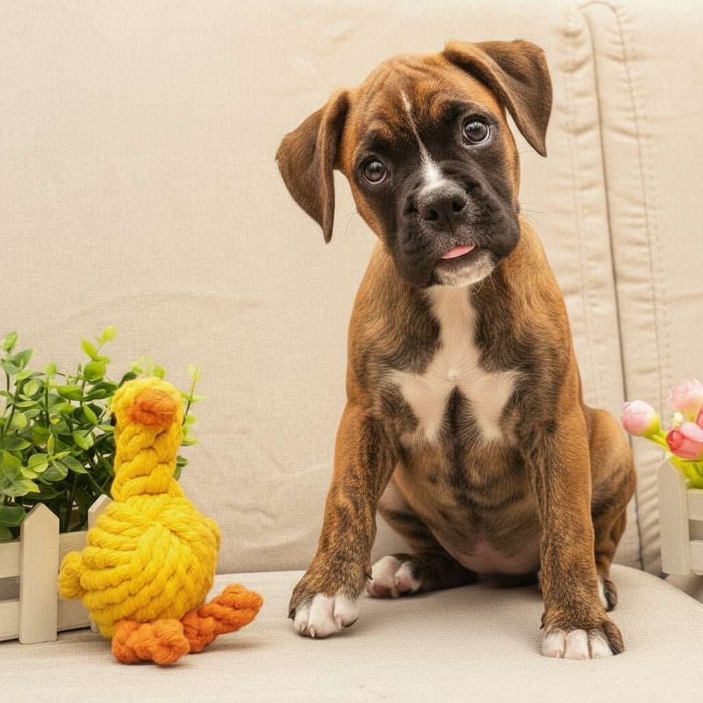 Juguete de Cuerda Anudada para Perros - Diseños Adorables de Animales