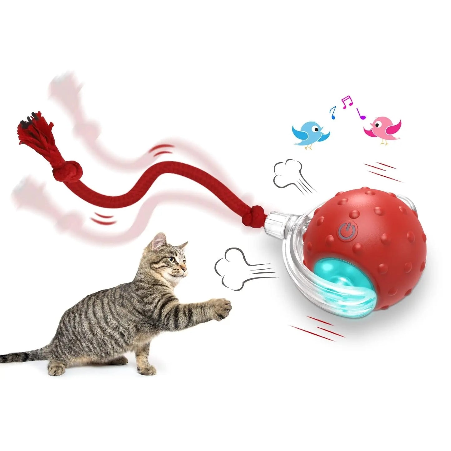 Bola Interactiva para Gatos – Diversión Automática para Tu Michi