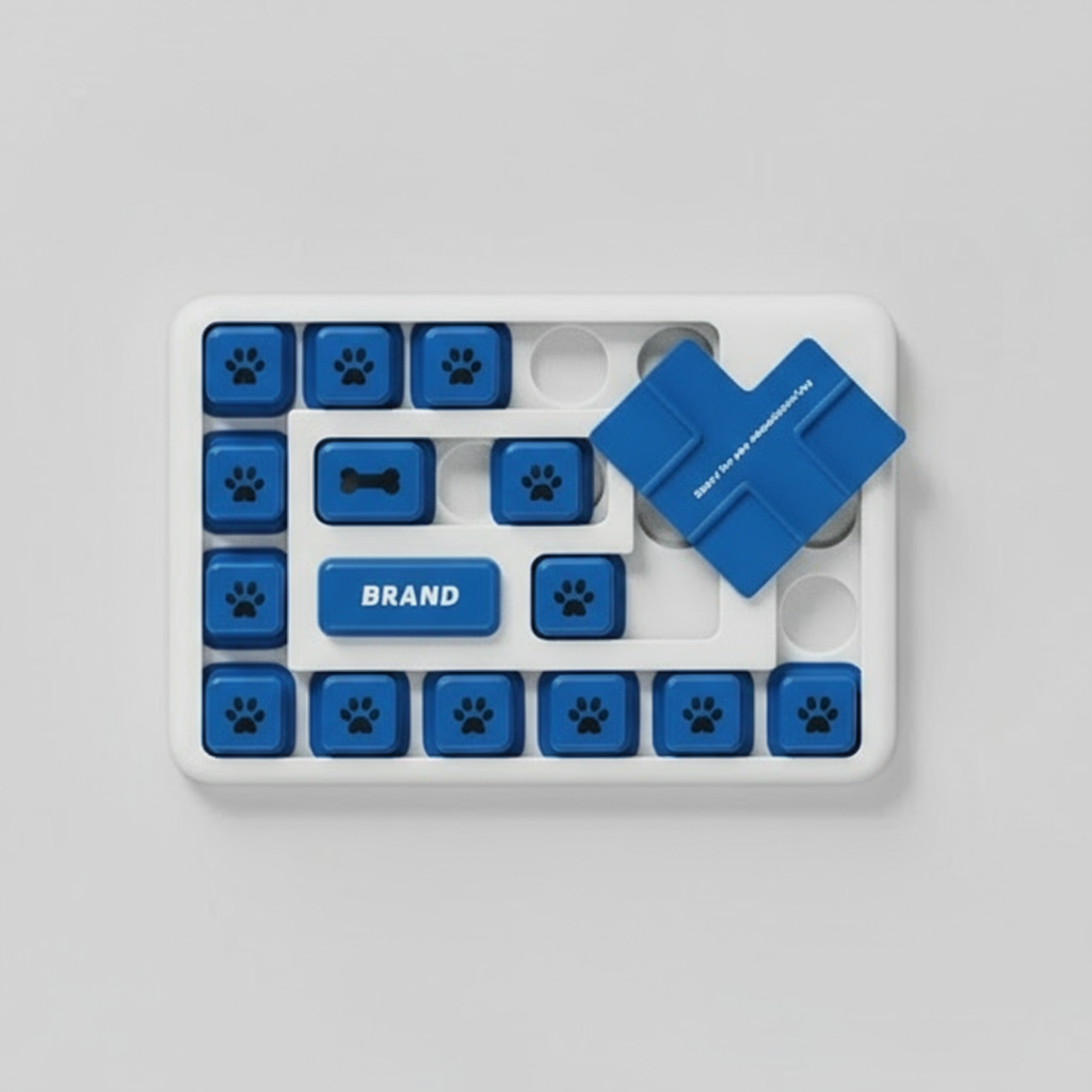 Juguete puzzle educativo para perros - alta resolución